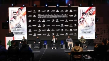 مواجهة قوية في لبنان: النسخة 66 لبطولة محاربي الإمارات للفنون القتالية